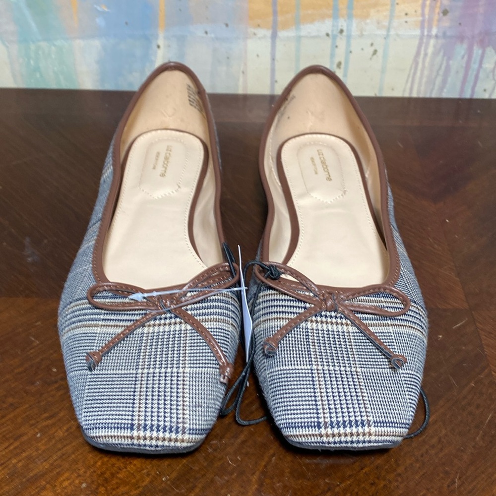 Liz Claiborne Flushing Brown Muti Women’s 12M NWT